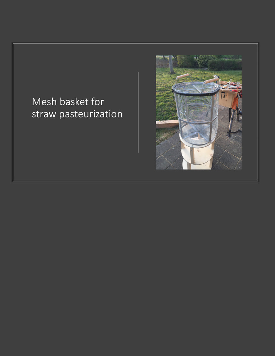 E-book (FREE) - Mesh basket for straw pasteurisation